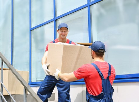 Removal team assisting with a home move in Waterloo