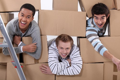 Removal van ready for urgent household or office move in Waterloo