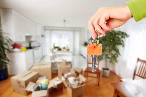Careful loading of sofas, tables, and wardrobes for Waterloo furniture removals