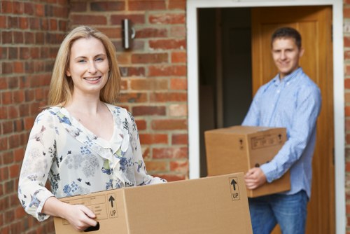 Boxes and household items ready for a Waterloo home relocation