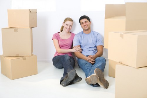Removal van in Waterloo handling a local residential move