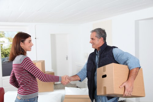 Local removal crew planning access for a Waterloo property move